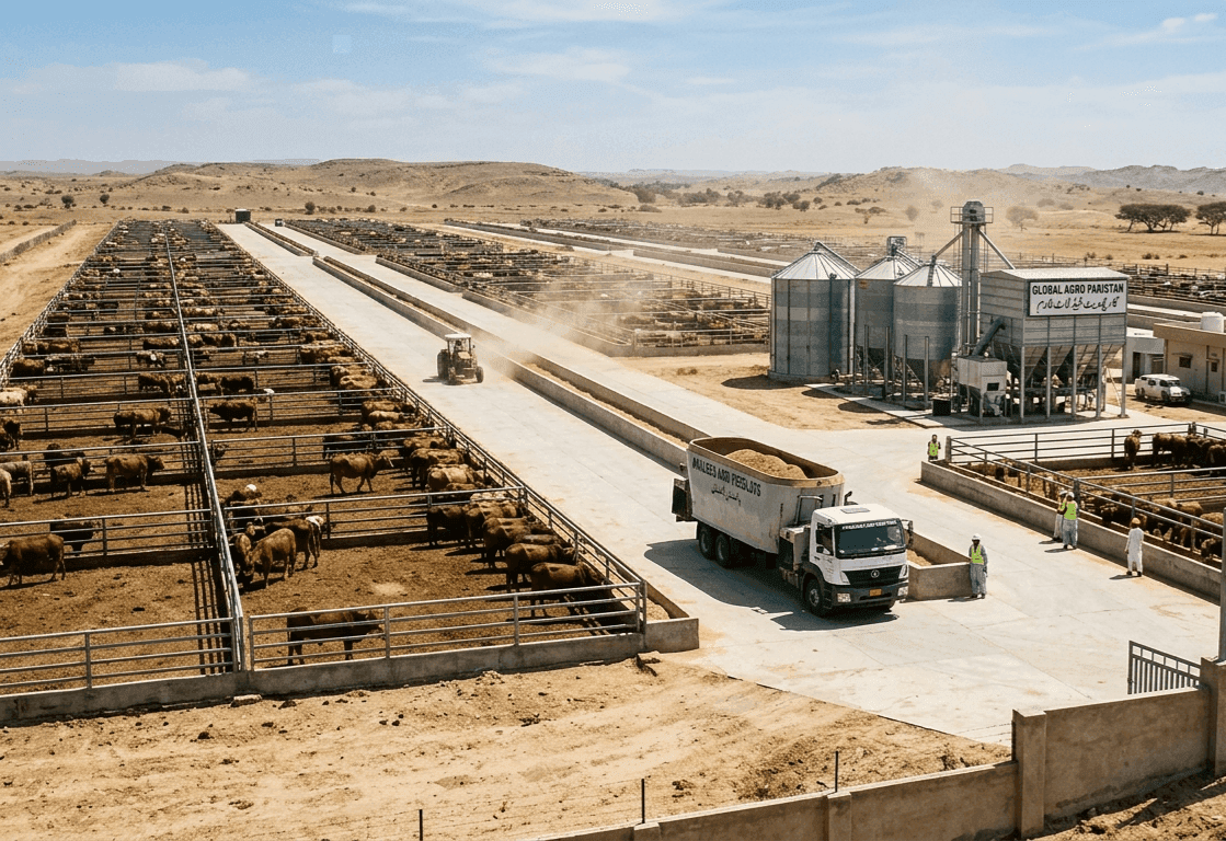 Corporate Feedlot Farm