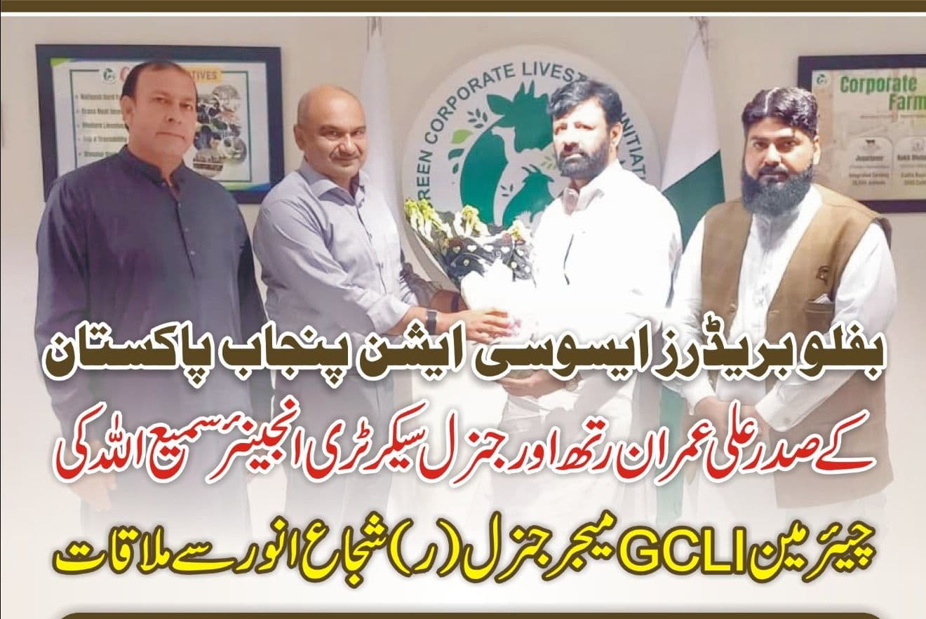 Buffalo Breeders Association Pakistan President Visits GCLI to Discuss Livestock Development